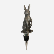Load image into Gallery viewer, CC Interiors Rabbit Bottle Stopper in Pewter Finish

