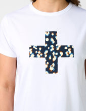 Load image into Gallery viewer, Stella &amp; Gemma Ace T-Shirt- White Leopard Cross
