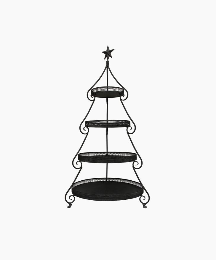 French Country Collections Tiered Christmas Stand Large