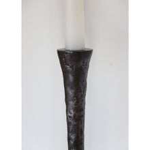 Load image into Gallery viewer, CC Interiors Forged Gothic Style Bronze Candlesticks set of 3
