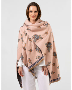 Stella & Gemma Blush Floral Scarf
