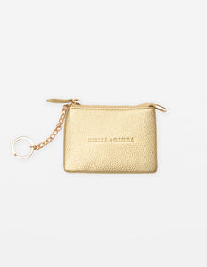 Stella & Gemma Logo Coin Purse- Gold