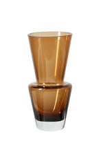 Load image into Gallery viewer, Flower Systems Amber Glass Vase Small
