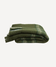 Load image into Gallery viewer, French Country Collections Plaid Green Throw
