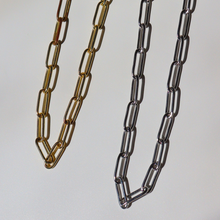 Load image into Gallery viewer, Fabuleux Vous Steel Me Stainless Steel Paper Clip Chain Silver 50cm
