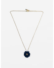 Load image into Gallery viewer, Stella &amp; Gemma Daisy Necklace- Navy
