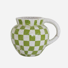 Load image into Gallery viewer, CC Interiors Lime Checker Jug
