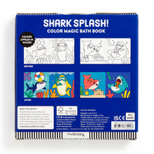 Load image into Gallery viewer, Mudpuppy Shark Splash! Colour Magic Bath Book
