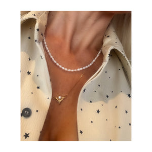 Lindi Kingi Lustra Pearl Necklace