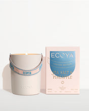 Load image into Gallery viewer, Ecoya High Summer 2026 400g Ceramic Candle- Sea Salt &amp; Pineapple
