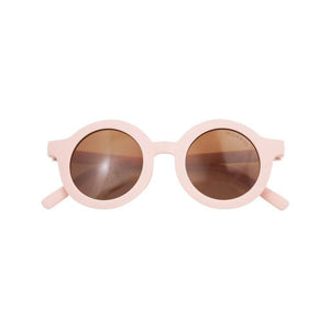 Grech & Co New Round Polarized Sunglasses- Blush Bloom