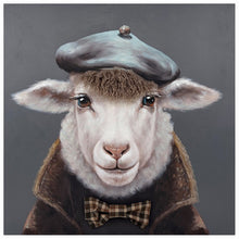 Load image into Gallery viewer, Rembrandt Bad Hair Day- Sheep Canvas
