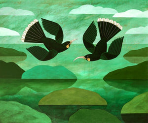 Dancing In The Rain 100x83.5cm by Kathryn Furniss