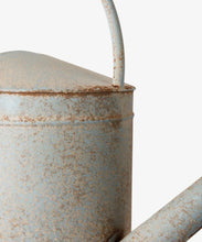 Load image into Gallery viewer, French Country Collections Vintage Metal Watering Can Antique Blue
