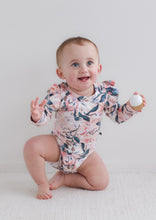 Load image into Gallery viewer, Burrow &amp; Be Long Sleeve Flutter Bodysuit- Fleur Print
