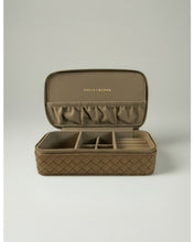 Load image into Gallery viewer, Stella &amp; Gemma Jewel Box- Large Choc Woven Travel Case
