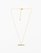Load image into Gallery viewer, Stella &amp; Gemma Gold Rod with Pearl Ends Necklace
