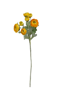 Flower Systems Ranunculus Spray 48cm Light Yellow