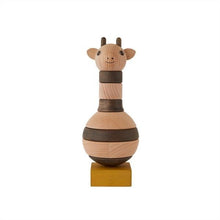 Load image into Gallery viewer, OYOY Wooden Stacking Giraffe
