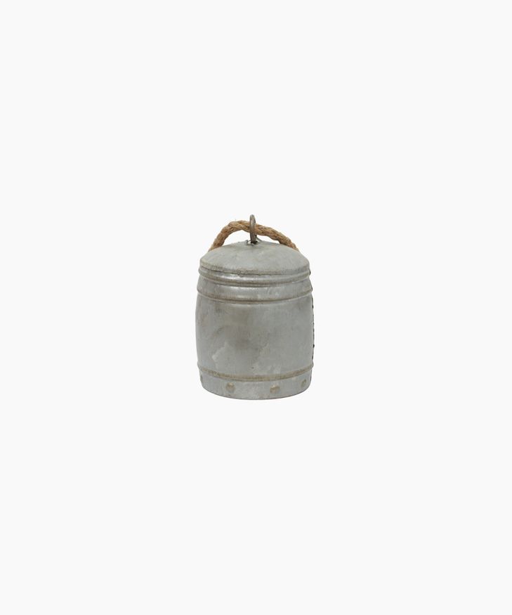 French Country Collections Cow Bell on Rope Small