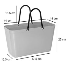 Load image into Gallery viewer, Hinza Large Plum Bag- Green Plastic
