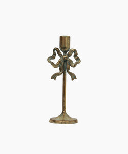 French Country Collections Bow Design Candleholder Medium