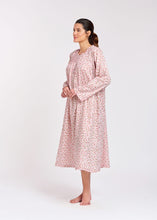 Load image into Gallery viewer, Arabella Light Pink Floral Long Sleeve Nightie
