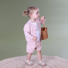 Load image into Gallery viewer, Little Bee by Dimples Bomber Jacket- Pink
