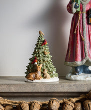 Load image into Gallery viewer, French Country Collections Festive Tree with Deer and Birds
