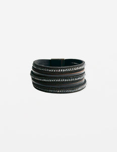 Stella & Gemma Crystal's Bracelett- Matte Black