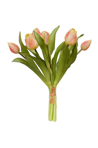 Flower Systems Tulip Bouquet 30cm Peach