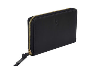 Lund & Co Anna Leather Wallet- Black