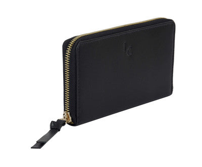 Lund & Co Anna Leather Wallet- Black