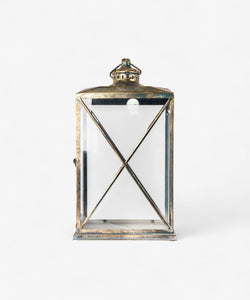 French Country Collections Calypso Lantern Large Aged Gold