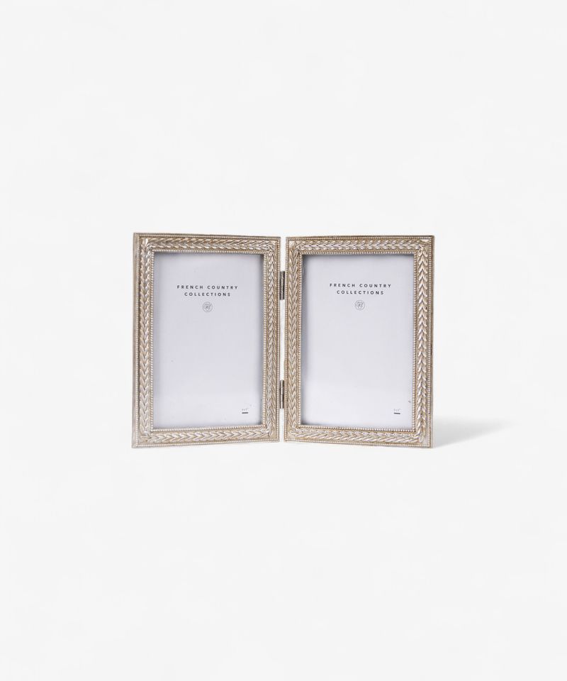 French Country Collections Eleanor Double Photo Frame 4x6