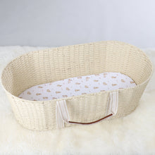 Load image into Gallery viewer, Little Bee by Dimples Fitted Bassinet Sheet- Bunny
