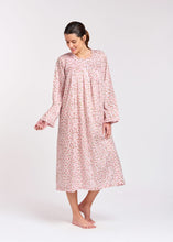 Load image into Gallery viewer, Arabella Light Pink Floral Long Sleeve Nightie
