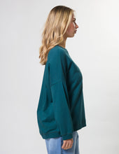 Load image into Gallery viewer, Stella &amp; Gemma Newport Sweater- Teal Rotation
