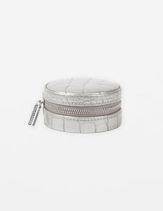 Stella & Gemma Jewel Box- Silver Croc