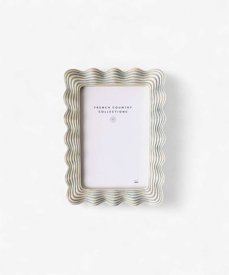 French Country Collections Sophia Waves Photoframe 4x6
