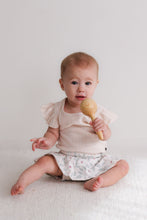 Load image into Gallery viewer, Burrow &amp; Be Almond Blush Pointelle Flutter Bodysuit
