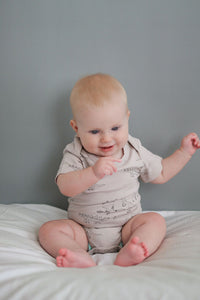 Burrow & Be Dino Roar Bodysuit Short Sleeve