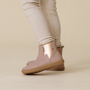 Pretty Brave Electric Boot- Blush Sparkle