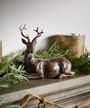 Load image into Gallery viewer, French Country Collections Sentinel Small Lying Down Reindeer Right Side
