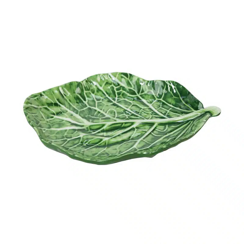 Le Forge Melamine Cabbage Leaf Large Platter