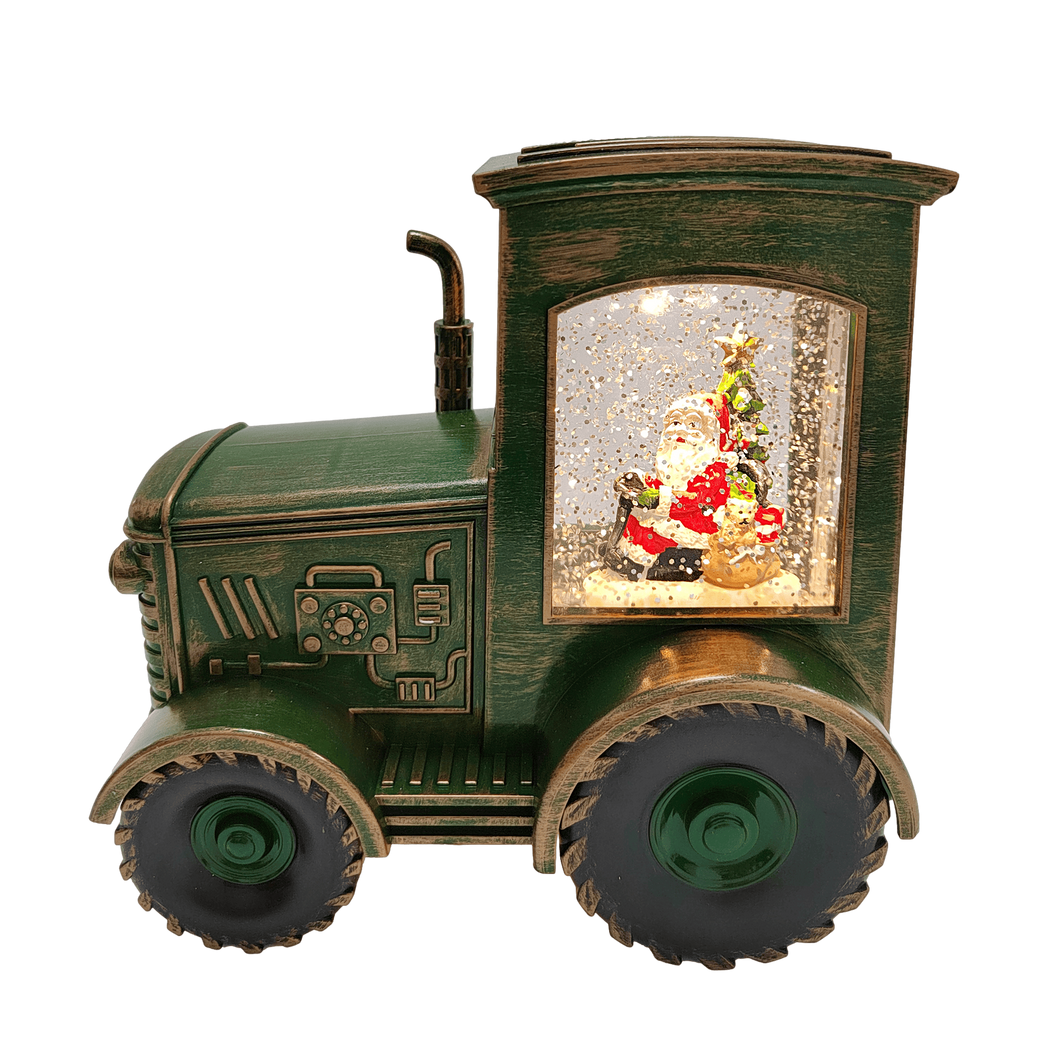 SamX Lava Tractor with Santa Driving