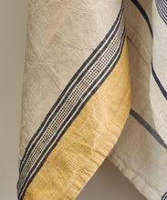 Load image into Gallery viewer, French Country Collections Woven Ribbon Curry Tea Towel
