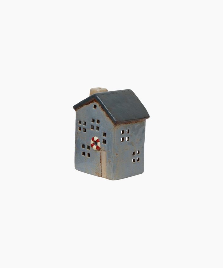 PRE-ORDER French Country Collections Saint Malo Tea Light House with Buoy Small