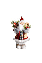 Load image into Gallery viewer, Flower Systems Santa Red/Plaid with Skis 30cm
