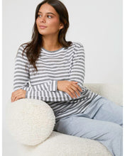 Load image into Gallery viewer, Stella &amp; Gemma Mondo Knit Grey Marle Stripe
